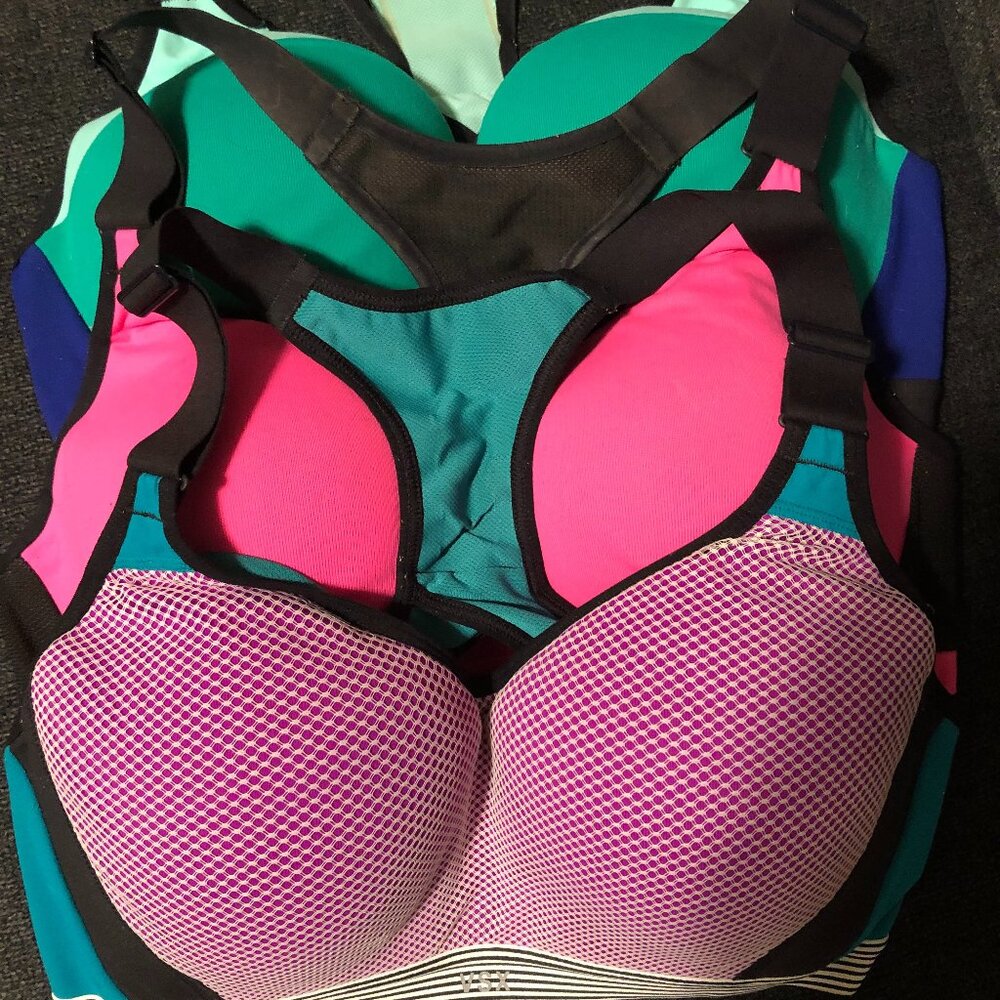 VICTORIA'S SECRET Sports Bra's ~ 36D ~ LOT of 3